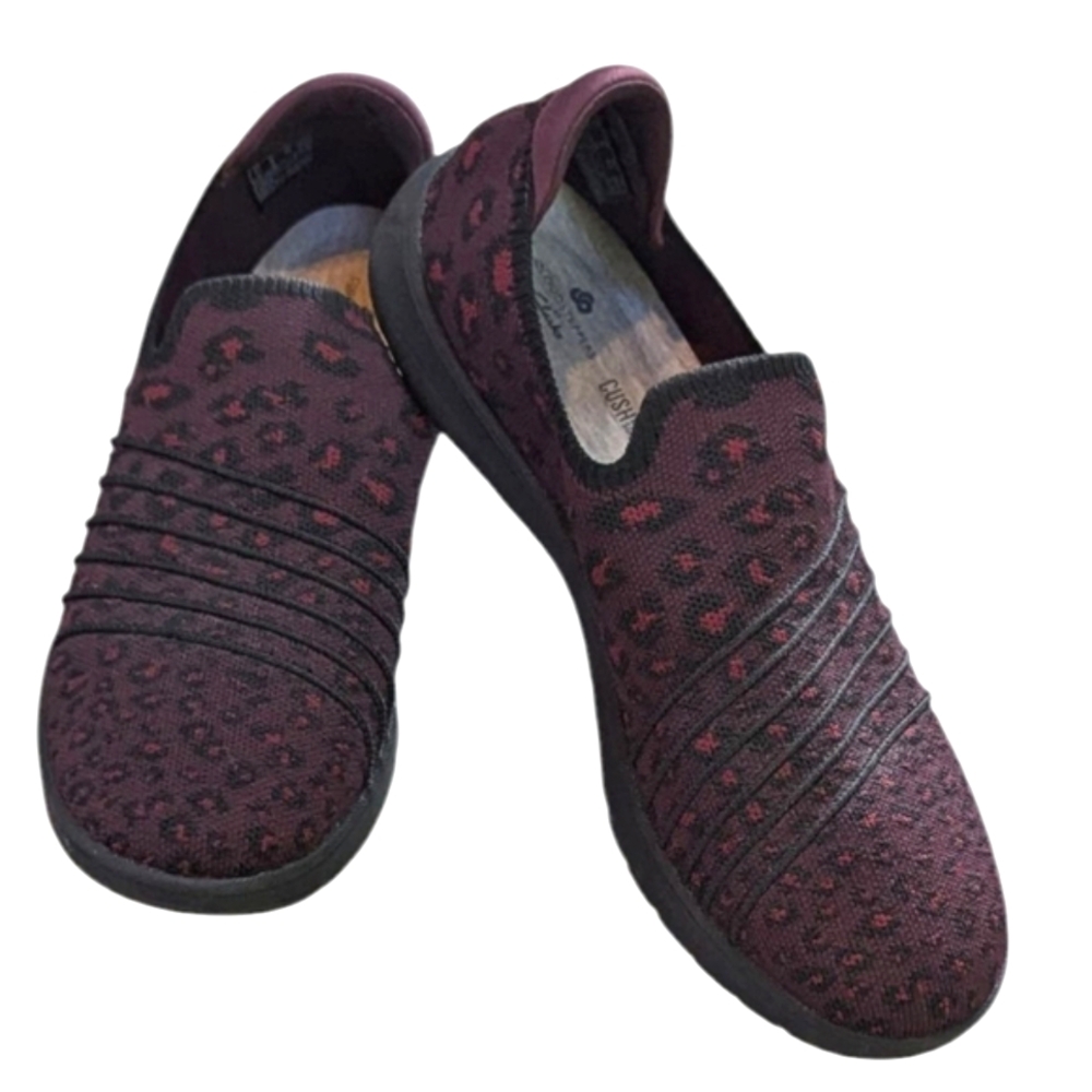 Cloudstepper By Clark's, Adella, Eggplant Color Step Sneakers. 9